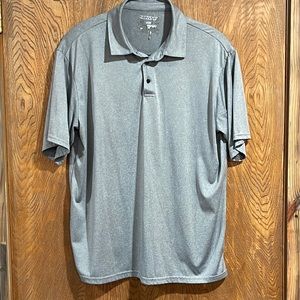 Mens LG silver polo